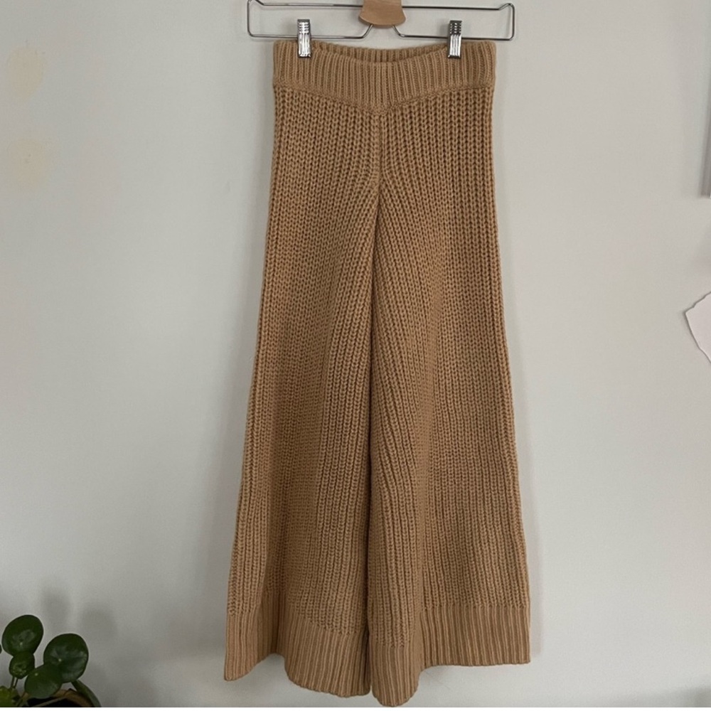 Zara Chunky knit sweater pants